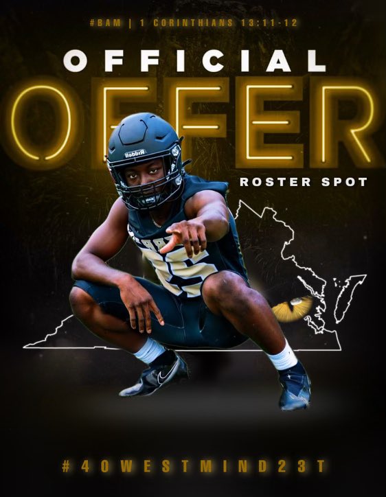 ntarpley3's tweet photo. So blessed to receive my first official offer from Ferrum🙏🏾💙‼️ https://t.co/swDbPA3cle