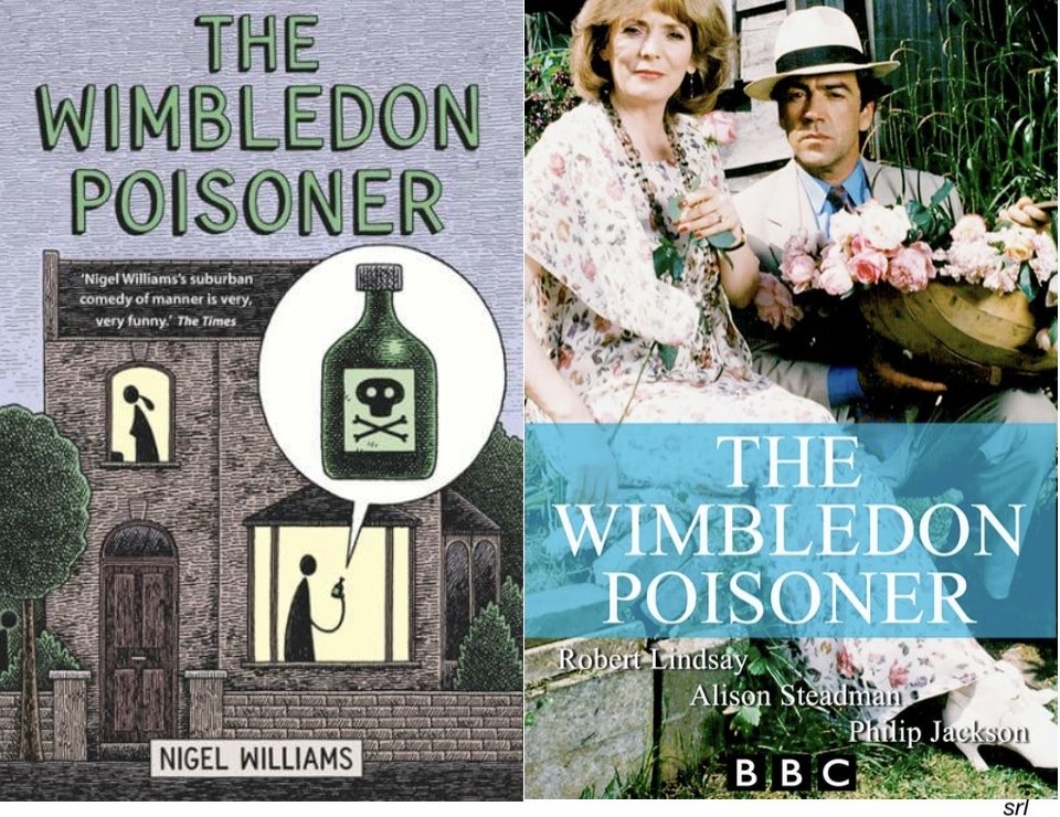 9:05pm TODAY on @TalkingPicsTV 

From 1994, Ep 1 (of 2) of the #BBC #BlackComedy #Drama📺 “The Wimbledon Poisoner” directed by #RobertYoung and adapted by #NigelWilliams from his 1990 novel📖 (the 1st of his #TheWimbledonTrilogy📚)

🌟#RobertLindsay #AlisonSteadman #PhilipJackson