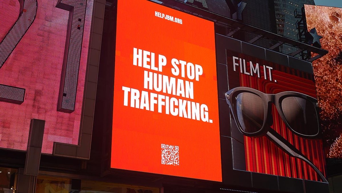 BooyensJaco's tweet photo. EXCLUSIVE. Our Times Square anti Trafficking Billboard campaign is up for the whole month of December, &amp; New Years Eve. Every week a new ad to stop trafficking. Help us by sharing this. If you’re in NYC take a pic of the board and tag me. #stopswithus #timesquare #nyc #children https://t.co/TYvYNvXzUJ