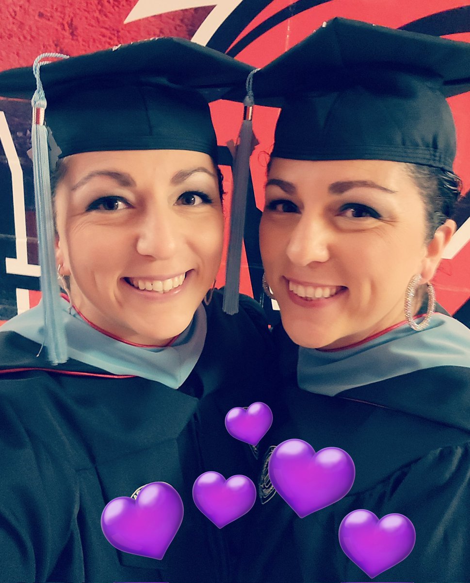 SaraxBTS7's tweet photo. We MASTERed it together!
@SelinaLuvsBTS7 and I are graduating today and accomplishing a goal we have had for 17 years. #MastersofEd https://t.co/DhVVZM7oA4