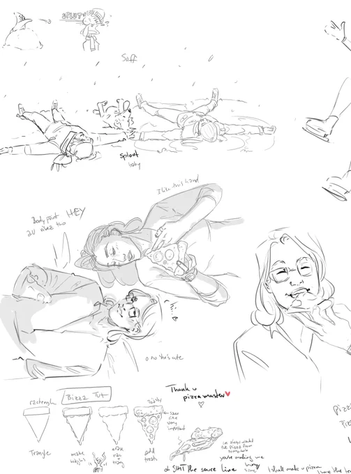 little snowy supercorp drawpile with @BigMammaLlama5  ♥

#supercorp 