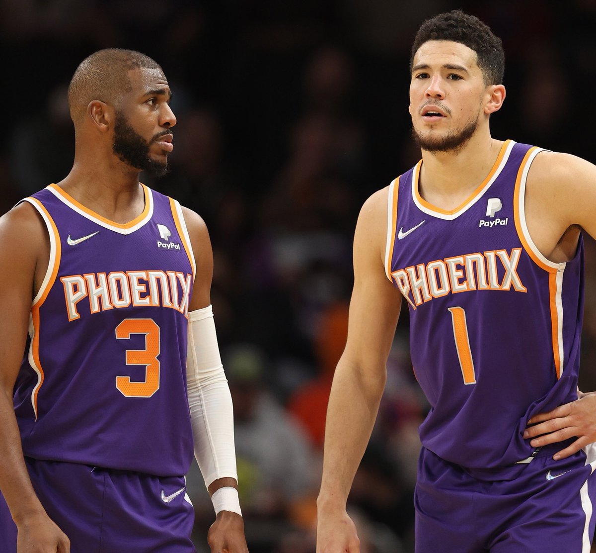 LegionHoops's tweet photo. CJ McCollum on the Suns being upset with Zion’s late game dunk:

“They gotta get back on defense if they don’t want us to dunk the ball.”

(via @WillGuillory) https://t.co/XFtV2zw7P4