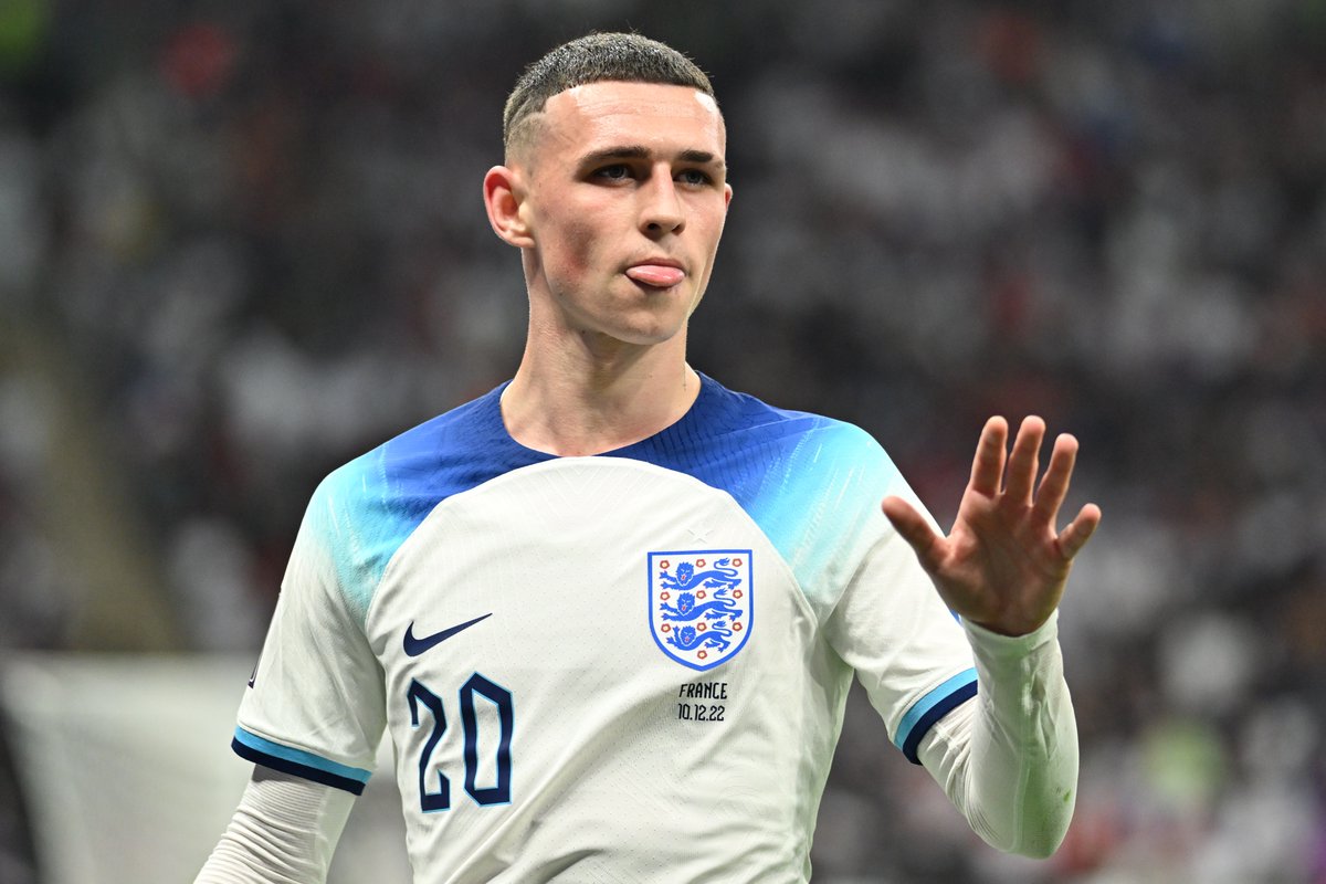 talkSPORT's tweet photo. - 21-year-old Bukayo Saka
- 22-year-old Phil Foden
- 19-year-old Jude Bellingham

The future is still bright for #ENG ⭐️ https://t.co/CK1hpedEJW