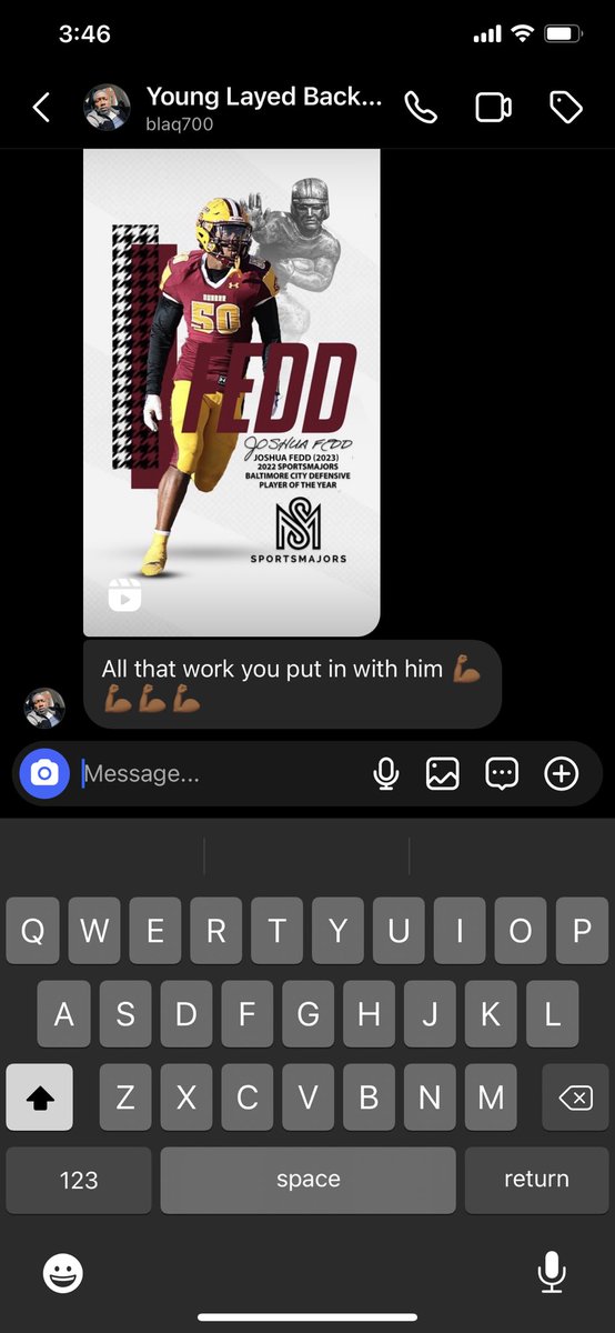 What an honor man‼️‼️proud of my guy. First year coach and my guy earned defensive player of the year🙏🏾 Put in the extra work and it paid off🗣 <a href="/1jefejosh/">Josh Fedd</a>  Sky is the limit kid