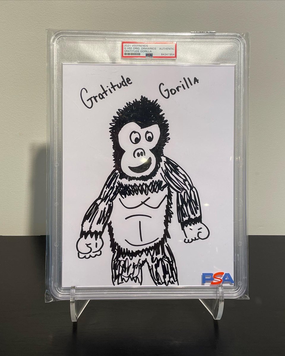 Taggers_Life's tweet photo. One of the best things about @veefriends is the incredible community. Often feels more like a #veefamily. So #veefamdao was born, to acquire one of the original VeeFriends hand drawings at the Christie’s auction.

#TaggersLifeGaryVeeStory

#taggerslife #storytime #garyvee https://t.co/OWsn00refF