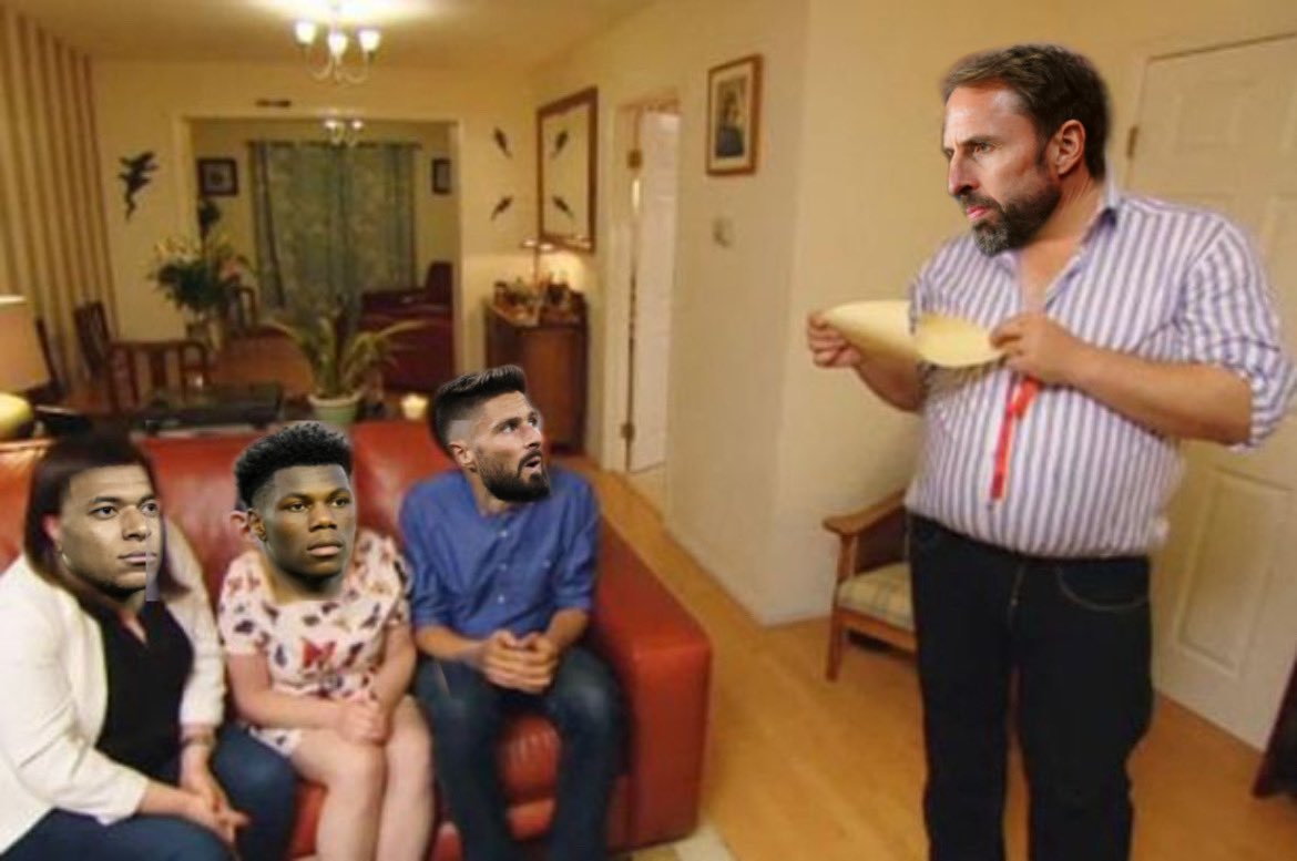 You won, France. Enjoy the semis, I hope they makes you very happy. Dear lord, what a sad little life, Kylian. You ruined our tournament so you could have the World Cup. Giroud, you have all the grace of a reversing dump truck without any tyres on. Take your trophy and piss off.