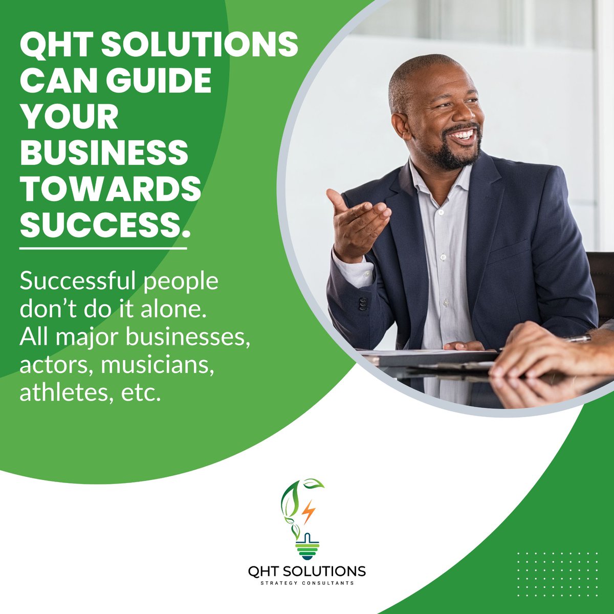 QhtSolutions's tweet photo. Successful people don’t do it alone. All major businesses, actors, musicians, athletes, etc. have a consultant/coach guiding them.  Building a business is not a self-isolated activity.
-----
🌐 https://t.co/K8COohkOg2
.
#qhtsolutions #successful #successfulpeople https://t.co/8nyOglpka8