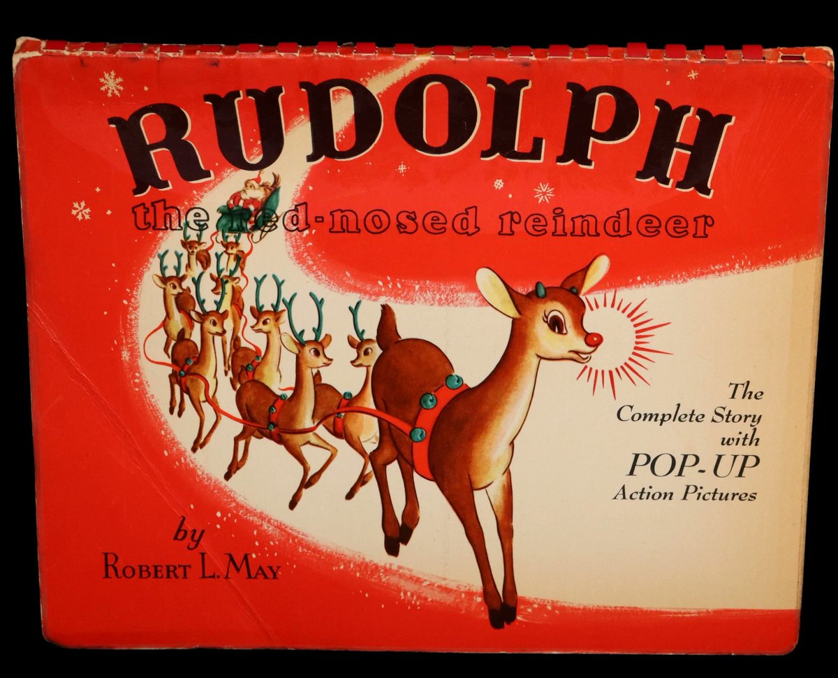 mflibra's tweet photo. 1950 Rare Pop-Up Edition - RUDOLPH The Red-Nosed Reindeer by Robert L. May, Illustrated by Marion Guild.
https://t.co/VR3trWOaEr
#BookWithASoul #PopUpEdition #Rudolph #MarionGuild #illustrated #bookworm #bookstagram #library #bookstore #booknerd #rarebooks #bibliophile https://t.co/NBY5Iy9SGx