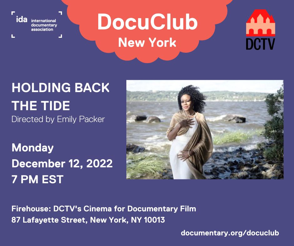 IDAorg's tweet photo. Join us for the last #DocuClub screening of the year with @DCTVny. HOLDING BACK THE TIDE, directed by Emily Packer, will screen on Monday, December 12 at 7PM EST. RSVP today! https://t.co/JTRF9jHvaF https://t.co/r0PapWLDw9
