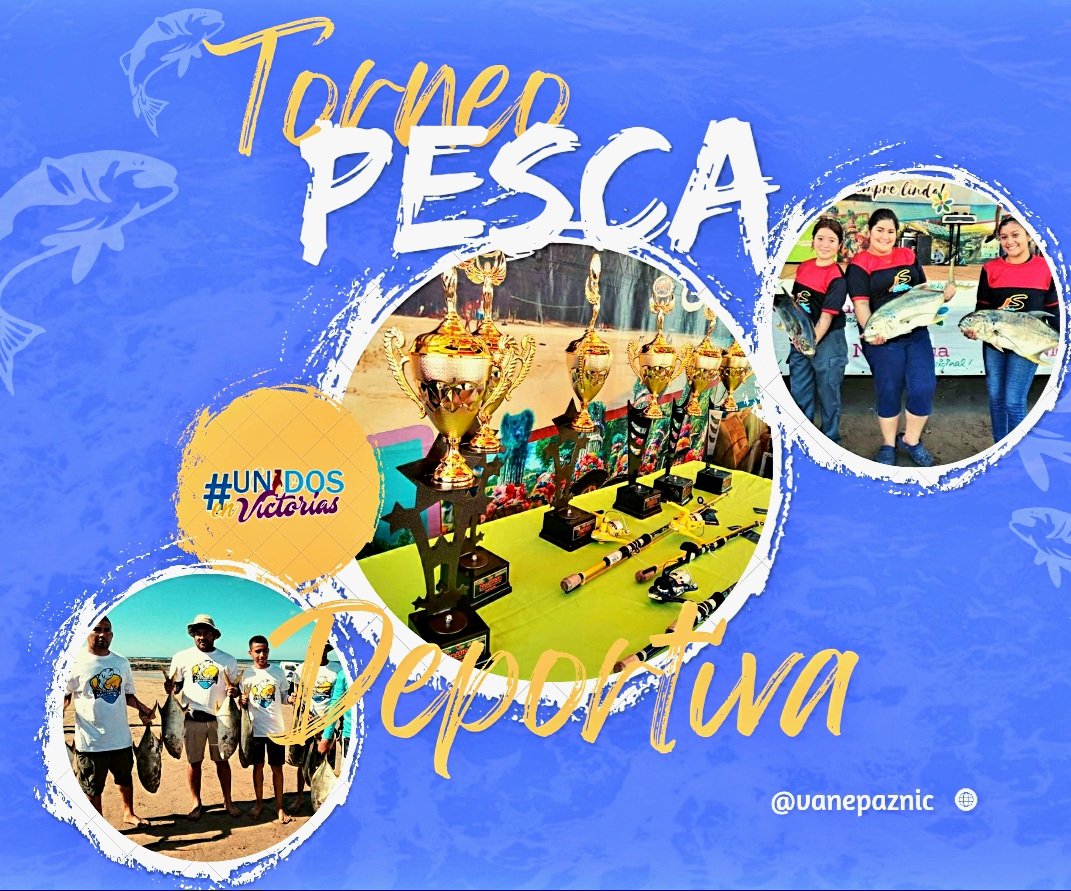 En la Playa de Masachapa este 10 de Diciembre se realizó el Torneo de Pesca Deportiva 🚣🐟
#UnidosEnVictorias 
#NicaraguaNaturalmenteBella
#DiciembreAlegriasFamiliares