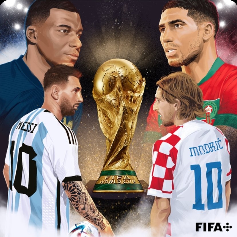idextratime's tweet photo. RESMI : 4 tim terbaik di Piala Dunia 2022. 🇦🇷🇭🇷🇲🇦🇫🇷

Rabu, 14 Des
Argentina vs Kroasia
02.00 WIB - SCTV

Kamis, 15 Des
Prancis vs Maroko
02.00 WIB - SCTV

Final impianmu sobat? https://t.co/dttR7MeQN9