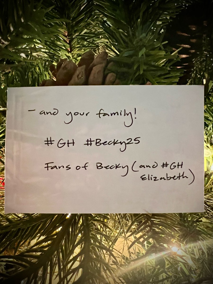 How could it not be a good week when you receive this…I love you all, I really do. XO #GH