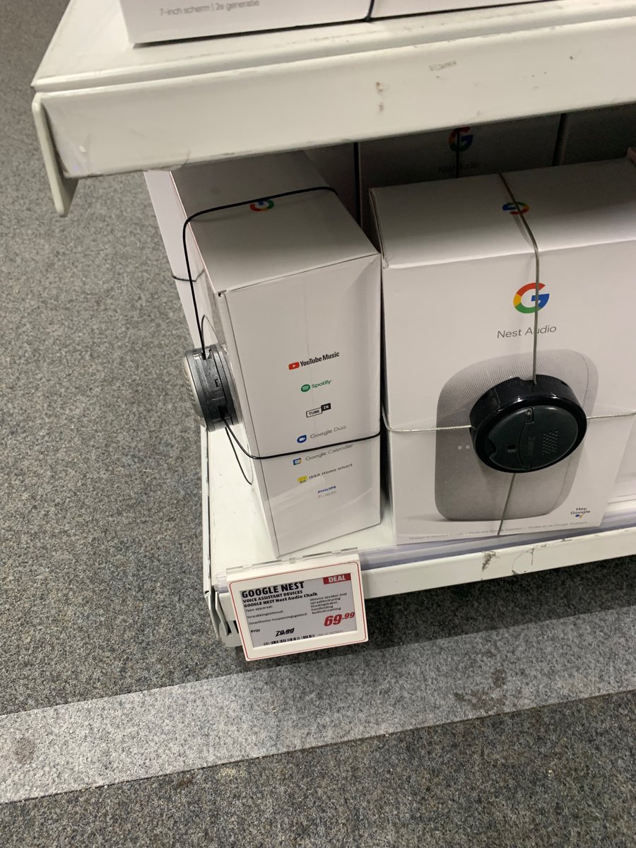 HijdraRuby's tweet image. @mediamarkt_nl Kunnen jullie mij helpen aan de volgende aanbieding? Uitleg? Mediamarkt Rijswijk kon het niet
1 Google home speaker = 69,95
Maar de actie is 2 voor 199
Reactie in de mediamarkt: Wij weten het ook niet, u bent de eerste die het opmerkt, u kunt beter 2 losse kopen!