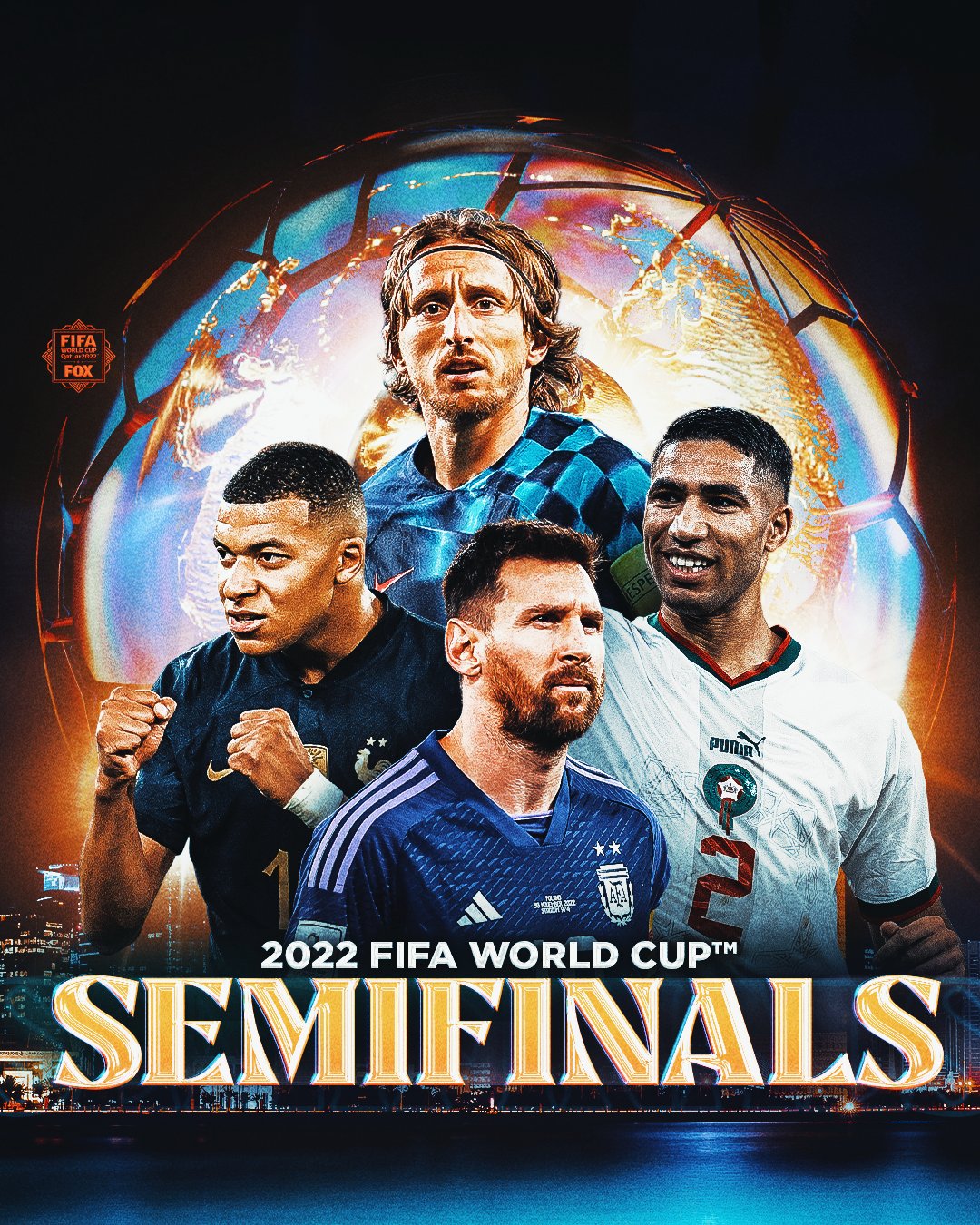 FOX Soccer on X: The 2022 FIFA World Cup Semifinals are SET 🔥🏆 Which two  teams will meet in the final?  / X