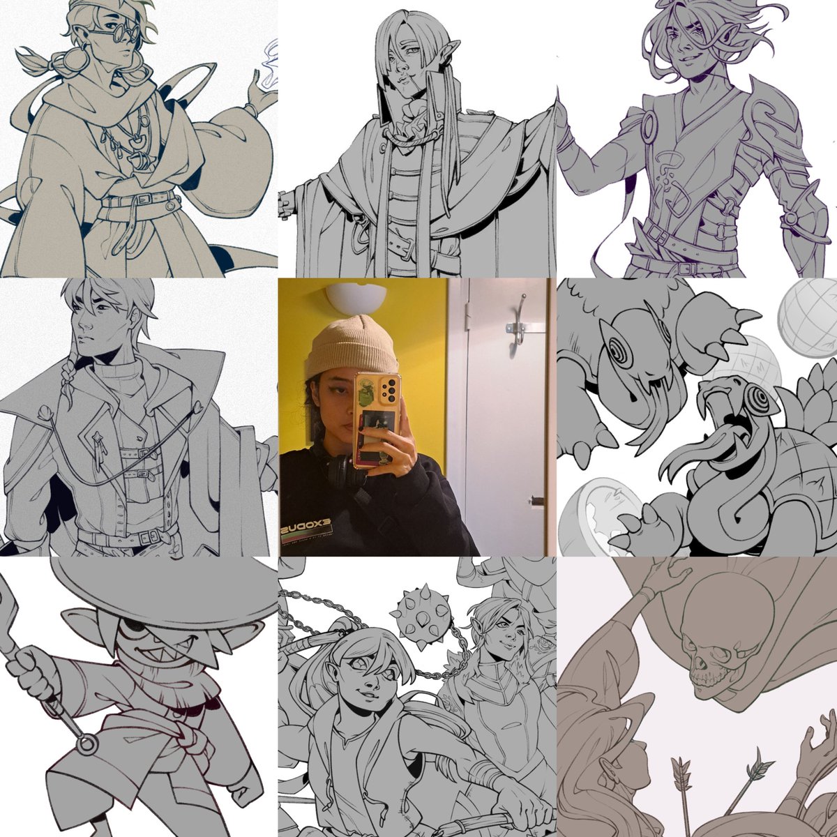 #artvsartist2022 but it's just my lineart highlight compilation 