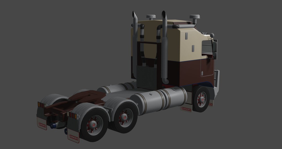 Something different to trains for once, a WIP Kenworth K100E "YKR 591X"

(An old friends lorry imported from Australia to the UK)