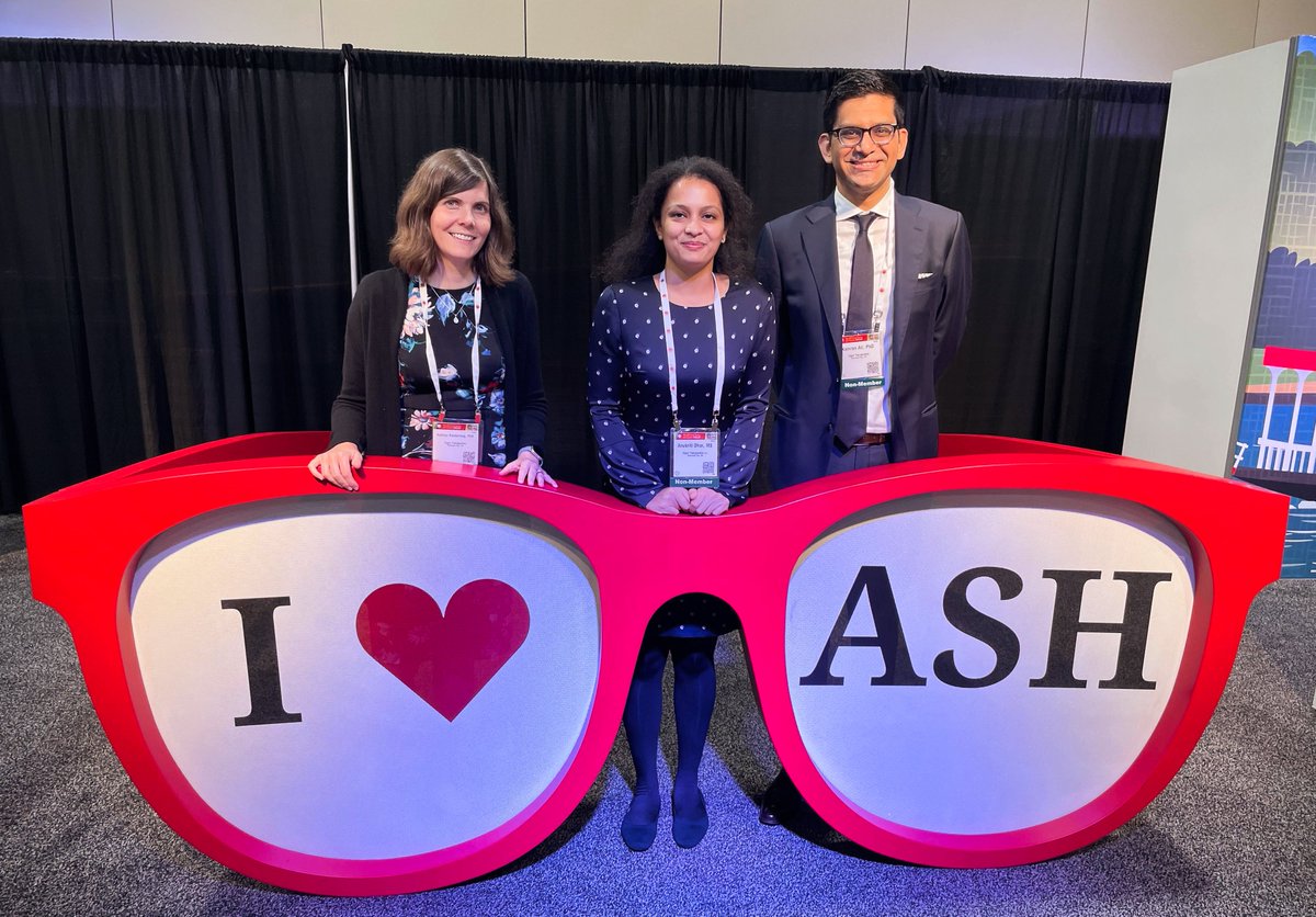 Eigen's CSO Kathryn, Senior Scientist Anu, and CTO Kamran are at #ASH2022! If you'd like to hear more about priming therapies, reach out to <a href="/Kamran_Allele/">Kamran Ali.</a> (his DMs are open) or fill out the form at the bottom of eigentx.com.