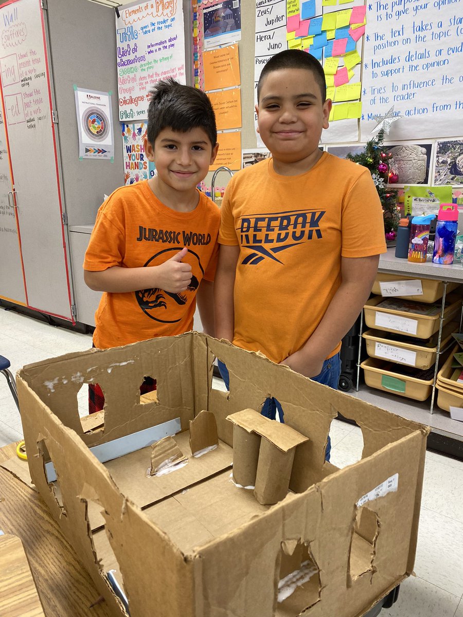 MissKB_3rd's tweet photo. In conclusion for Unit 4: Ancient Roman Civilization, my class created ancient Roman structures, like the Colosseum and aqueducts, as well as Roman art like mosaics. So much creativity and so much fun! #3rdGrade #AldineConnected #CKLA 
@SmithES_AISD https://t.co/0XZS6Zf7Ui