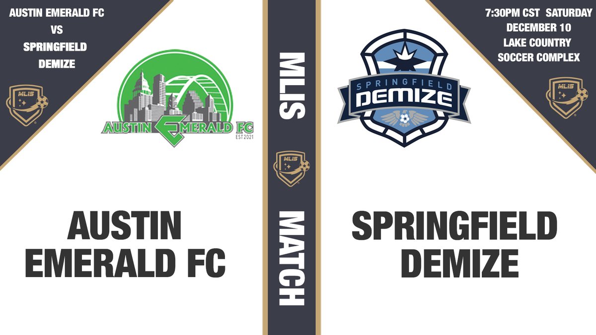 Tune in LIVE tonight: 730pm CST ------ 830pm EST
#soccer #news #tonight #sports #mlis
ASAP Network: Austin vs Springfield
tikilive.com/channel/asap-n…
<a href="/EmeraldFC/">Emerald Athletic FC</a> <a href="/MLISpro/">MLIS</a>