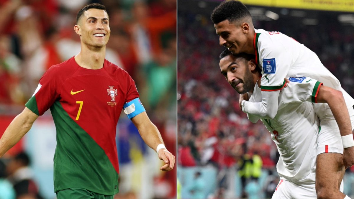 Morocco Vs Portugal
Today football match.
Quarter final ⚽
Morocco 🇲🇦 1 - 0 🇵🇹 Portugal
#Morocco #MoroccoVsPortugal #Portugal #Ronaldo #Qatar2022 #WorldCup2022