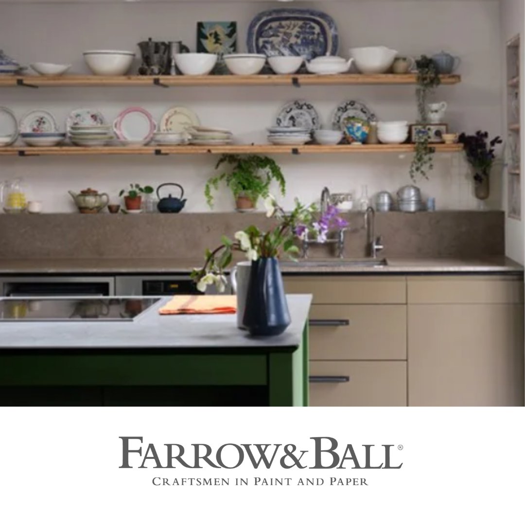 @FarrowandBall say it's 'inspired by the nurturing porridge favoured over many centuries in Ireland. An earthy tone with a hint of underlying grey, it’s perfect for creating a #relaxed feel - never too cold.' With winter here to stay, we can appreciate that! [2/2] 
#11FabColours