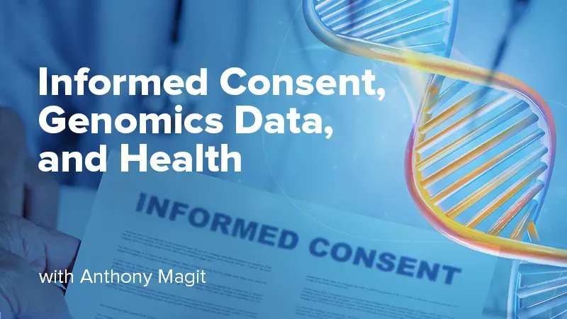 We explore the ethics of conducting research on humans and why consent and oversight is critical.  NEW VIDEO: Informed Consent, Genomics Data, and Health buff.ly/3OYamP5