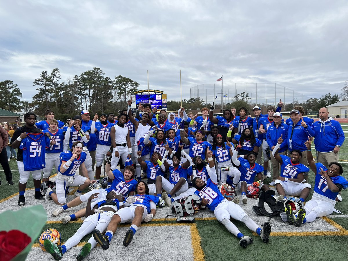 So proud of our players on the North Team. All of them All Stars and they all checked their egos and worked hard and became a great team. So proud of these players. Every school and community these players came from should be so proud of them. 💪🏈👊❤️Big Dub!@NorthSouthFB