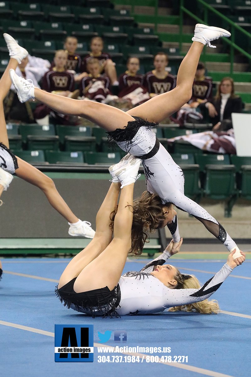 ActionImagesWV's tweet photo. @wvssac Class 1A cheerleading championship earned by Tug Valley. See our coverage of the event at https://t.co/6OOh7jqLMn https://t.co/bJRXpAYw8b