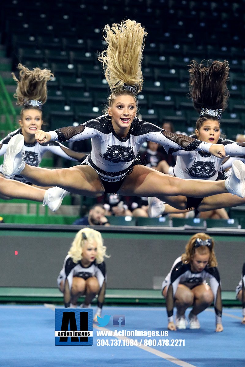 ActionImagesWV's tweet photo. @wvssac Class 1A cheerleading championship earned by Tug Valley. See our coverage of the event at https://t.co/6OOh7jqLMn https://t.co/bJRXpAYw8b