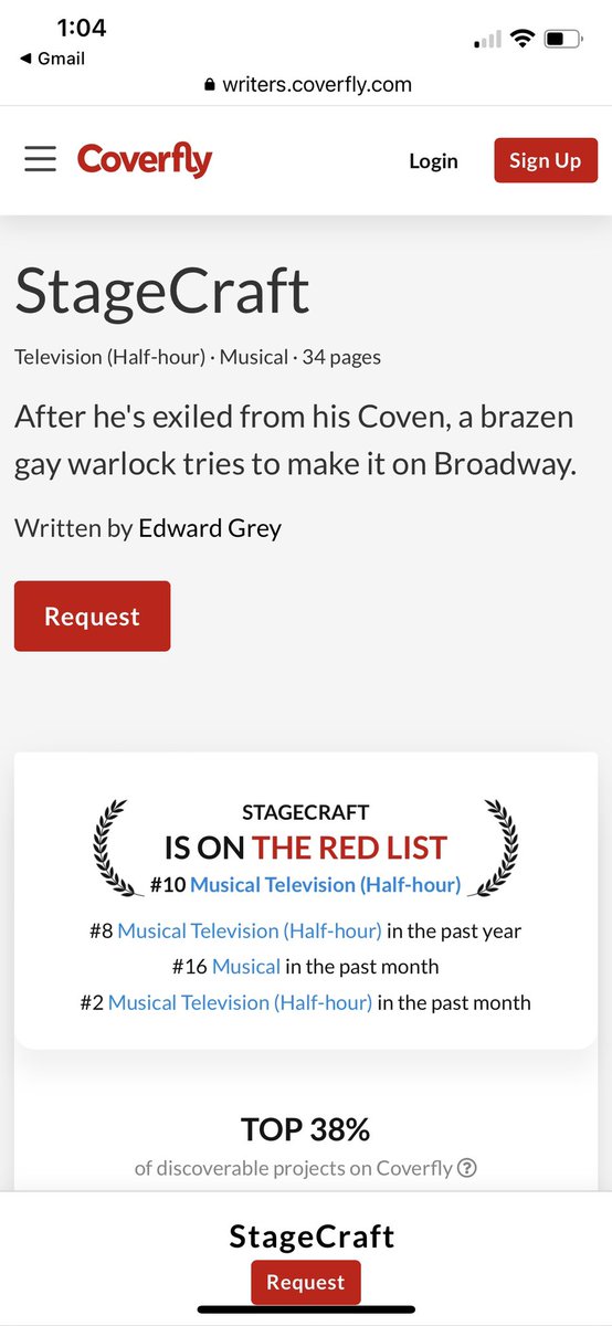Proud of this! #screenwriting #ScreenwritingTwitter #prewga #musicalseries #musicals #musicaltv Also now it’s 32 pages ✂️
