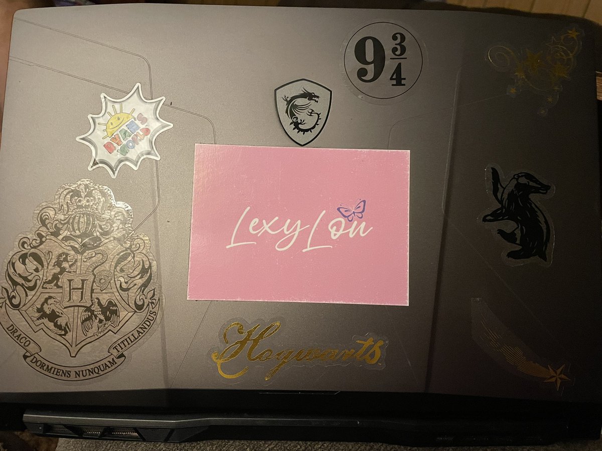 GamingMom89's tweet photo. Updated my laptop stickers thanks to @AldiUSA https://t.co/jHgb5e7RfF