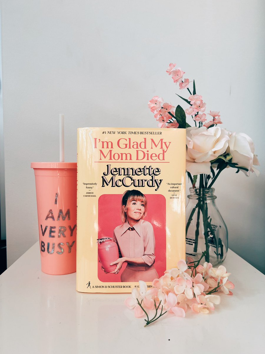 BOOKSPLOSION's tweet photo. Our December book is I’m Glad My Mom Died by Jennette McCurdy!! Here’s a snippet from the Goodreads summary: 
A heartbreaking and hilarious memoir by iCarly and Sam and Cat star Jennette McCurdy about her struggles as a child actor — including…

https://t.co/oTJ6xD6cwX https://t.co/TiFMryymQx
