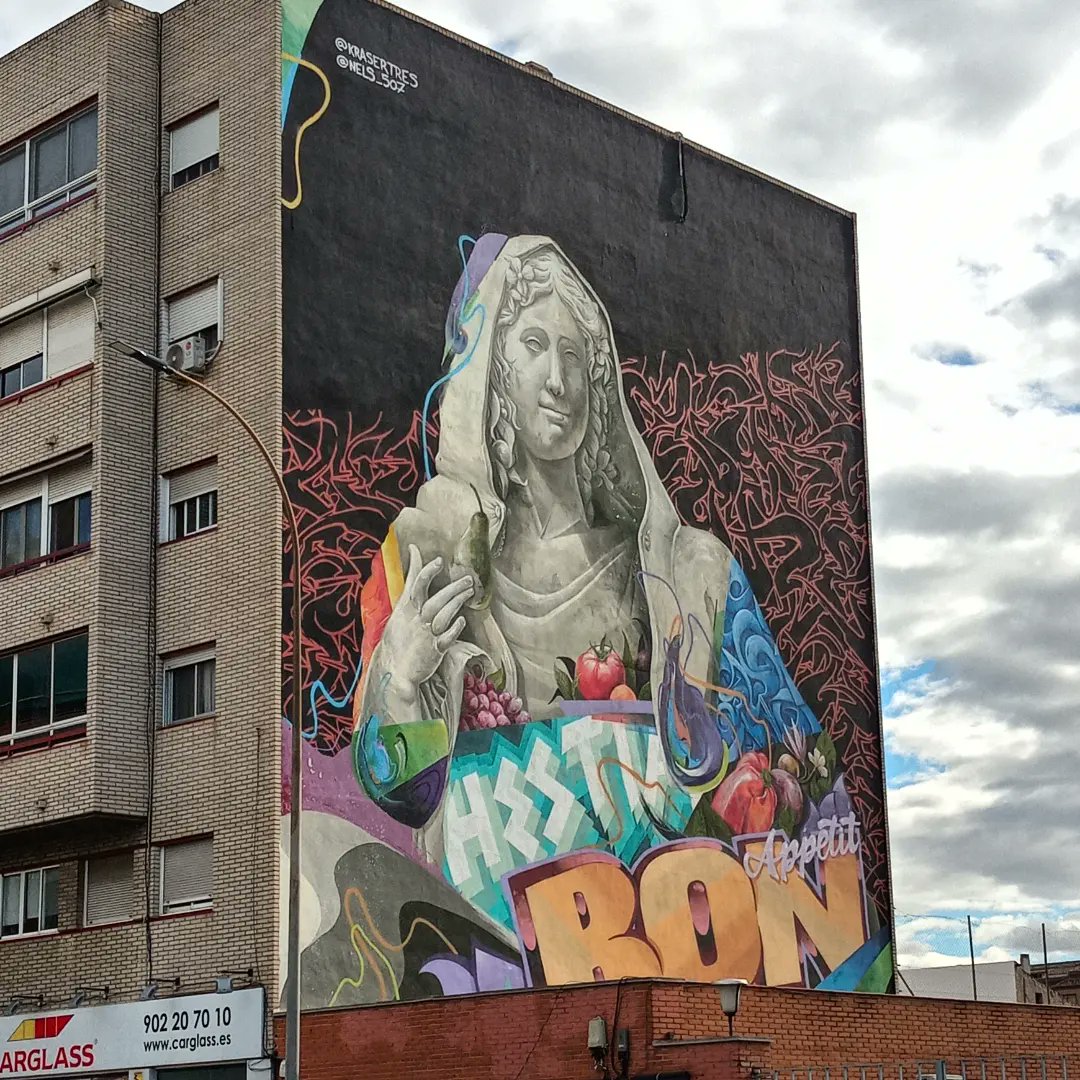 amaiahodge's tweet photo. Ruta de murales por Murcia 🎨
@lulagoce @krasertres @nels_507 @manyoly @angeltoren @entablafest @murciastreetartproject @murciagrafiti 💚 https://t.co/kYZ7imu4qE