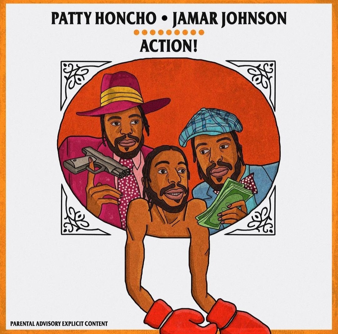 jubei208's tweet photo. @PATTY_HONCHO &amp; @jamarj_8 "ACTION!" ALBUM DROPPING 12/23/22!!!

FEAT @DaBlaQckChidori &amp; @KNOWITALLNYC11 

MIX @mourningrun 

ART @queen__hornet 

#PATERSON #LYNN #ACTION #ALBUM #BLAQCHIDORI #KNOWITALL #MOURNINGRUN #QUEENHORNET #KNOWITALL #HIPHOP #WIKIHHDG https://t.co/kOzL48XohE