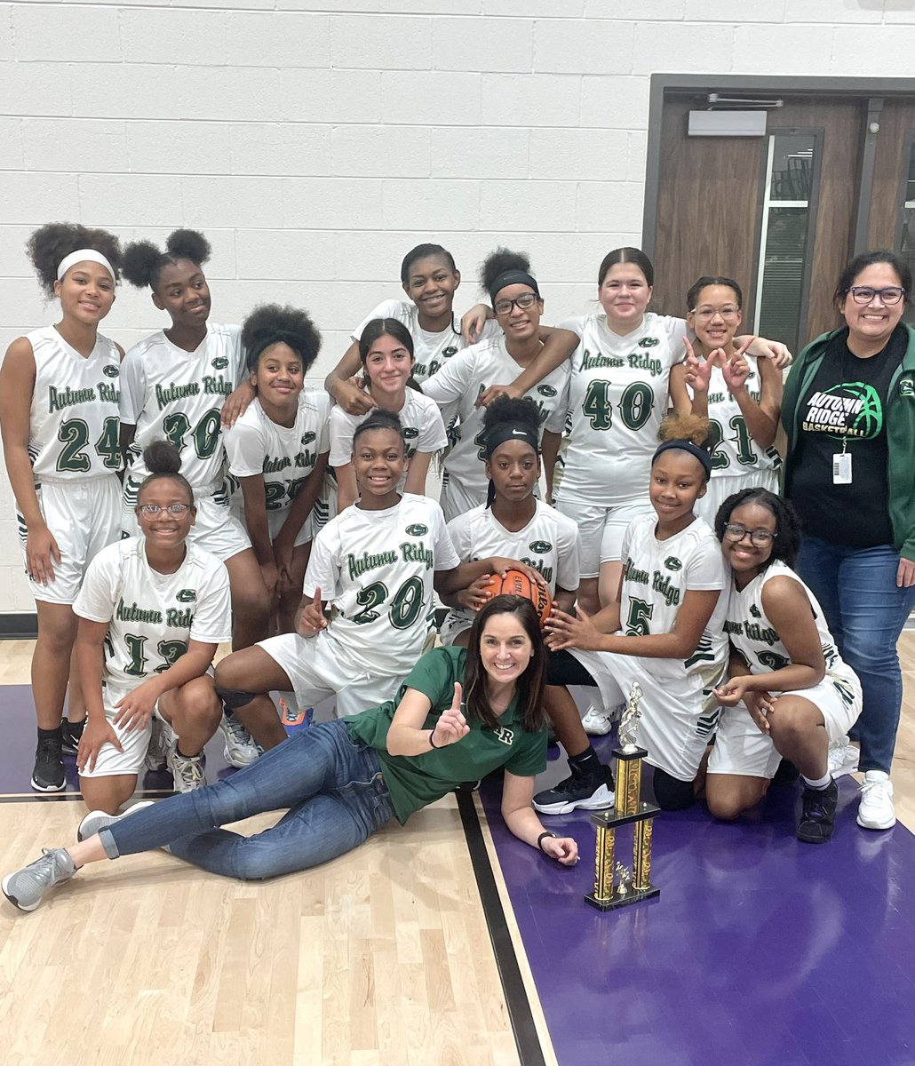 My 1st year coaching in @HumbleISD_Ath and we got a 1st place trophy for our 1st year opening @HumbleISD_ARMS Great teamwork!!!! #buildingalegacy @ARLadyGators