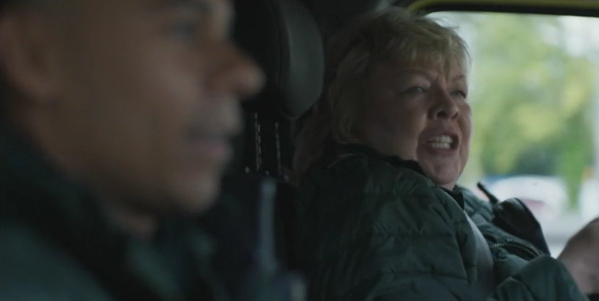 ScottyMcC_'s tweet photo. One of the best things about meeting my wife is the fact she reintroduced me to #Casualty which means I get to watch Jan Jenning most Saturdays. One of the best characters on TV.

@Dibot1 is a legend. A far cry from Auntie Brenda but still an amazing whatchamacallit. https://t.co/XRADIFAHPo