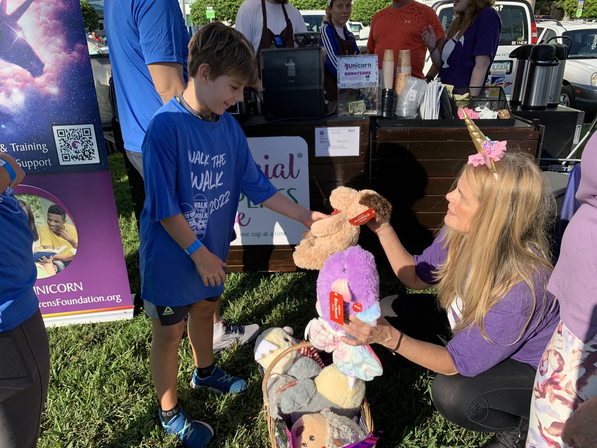 ucfoundation's tweet photo. Thank you to @BocaWestFDN for hosting Walk the Walk today benefiting Unicorn! It was a beautiful day for giving back.

Our Special Percs Café baristas served up #cupsofkindness to get everyone energized and hydrated for their walk. https://t.co/ks34dpE89K