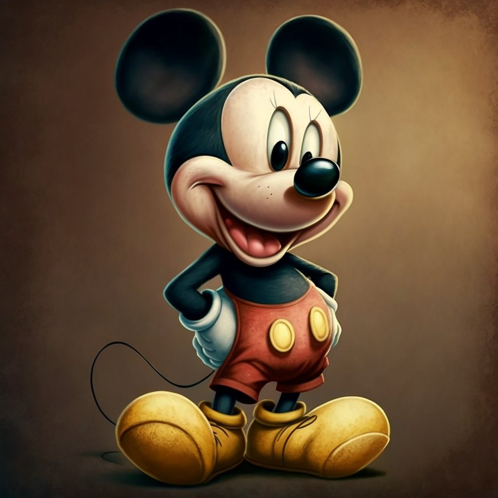 EZE3D's tweet image. Someone steal these amazing designs to sell them on Mugs and T-Shirts, I really don't care, this is AI art that's been generated. Legally there should be no recourse from Disney as according to the AI models TOS these images transcends copyright and the images are public domain.