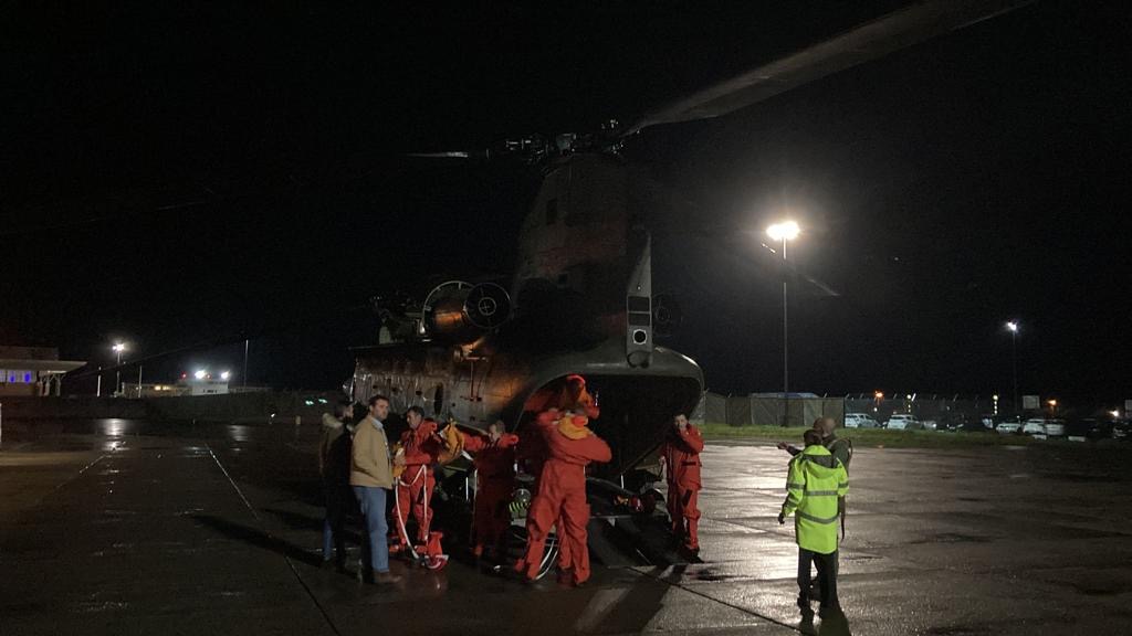 GovJersey's tweet photo. Further equipment and USAR specialists arrive to support emergency services through the night. https://t.co/LuDymb0JtR