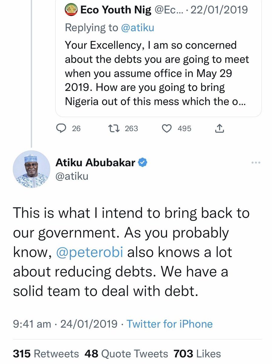 MissPearls's tweet photo. Even Atiku knows the best man for the job!
Give it up,  Peter Obi is the GOAT mehnnn! 💪🔥 https://t.co/xAeMVp9BSo