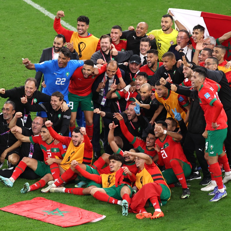 FIFAWorldCup's tweet photo. History was made tonight 🇲🇦

Watch Morocco's miraculous road to the #FIFAWorldCup Semi-finals.