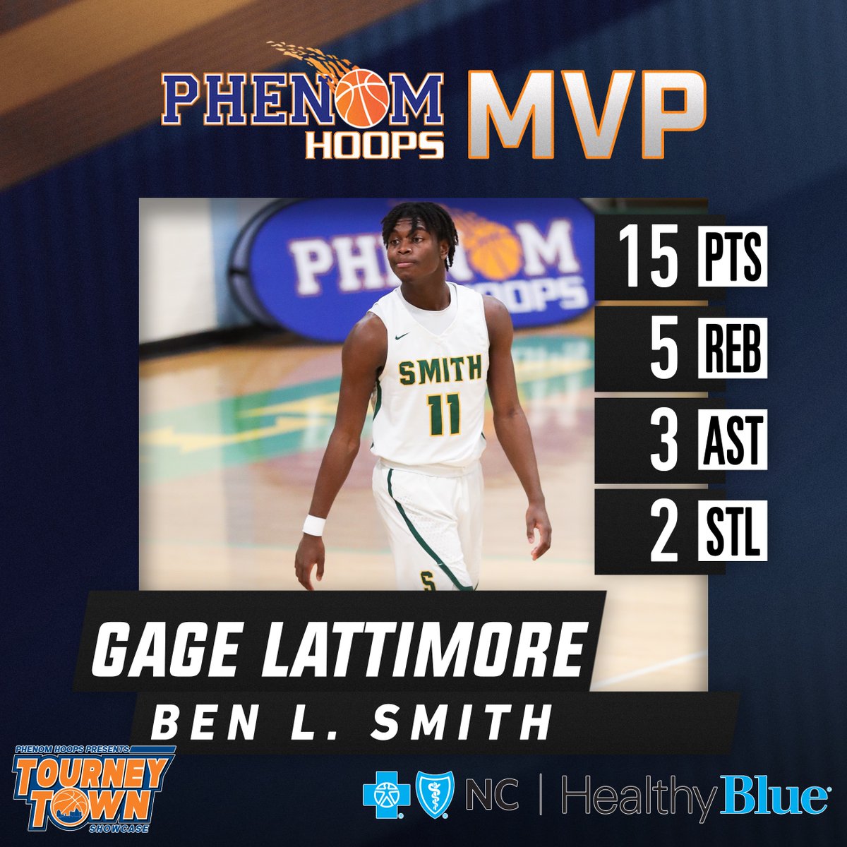 Saturday Game 4 MVPs #PhenomTourneyTown presented by #HealthyBlueNC 

6'1 2025 CJ Neely
6'2 2024 Gage Lattimore

<a href="/BenLSmithBBall/">Smith Coach Partee</a> <a href="/carlos_neely/">Cj Neely👣</a> @GageLattimore