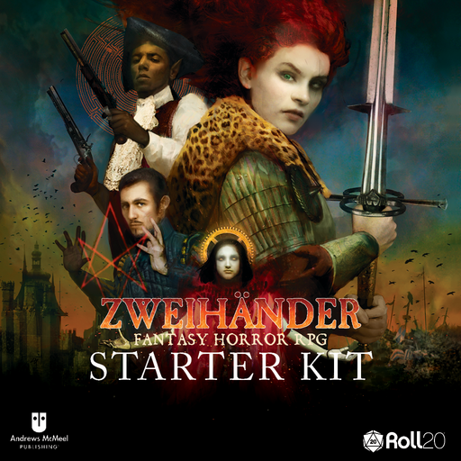 roll20app's tweet photo. 💀 Do You Dare Face the Grim and Perilous...? 

⚔️Hop into @ZweihanderRPG with the Starter Kit from @AMUTTRPGS! Get to the game faster with Roll20's conversion: Full VTT integration, maps, tokens, dynamic lighting, compendium + more!

🎲 Grab it today: https://t.co/5c2EwLzaZN https://t.co/hwrMqInk9y