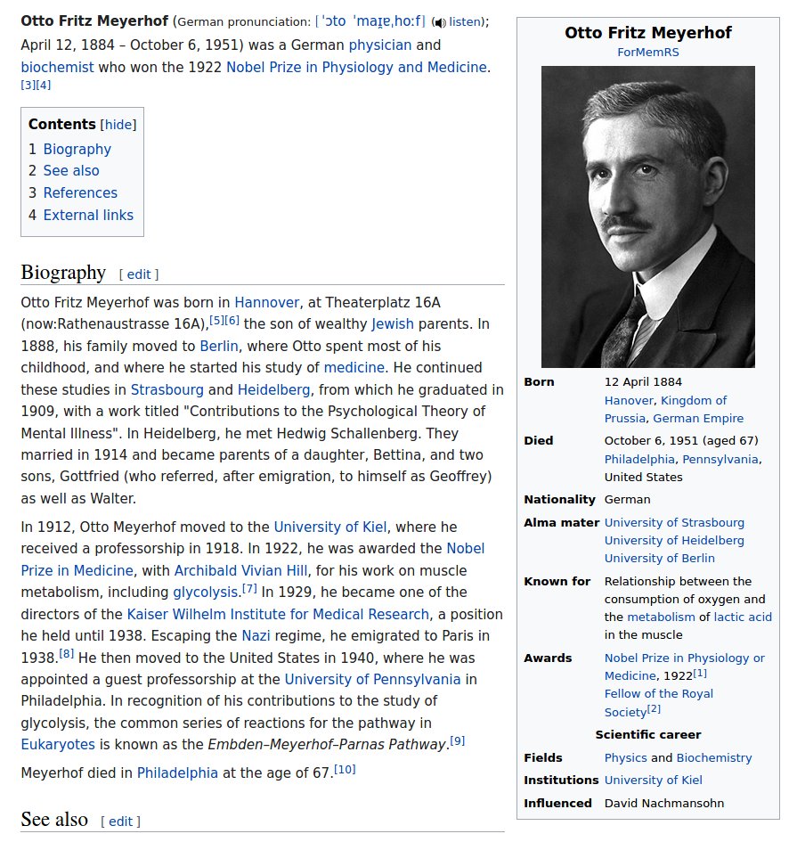 LGcommaI's tweet photo. #LenzenFreshGlycolysis-7
"Being of Jewish descent, #Neuberg and #Meyerhof were dismissed from their academic positions at the #KaiserWilhelmInstitute in Berlin by the National Socialist regime in 1933.
#Embden, who was professor of physiology at #FrankfurtUniversity at that time> https://t.co/JaIhrPCaxZ