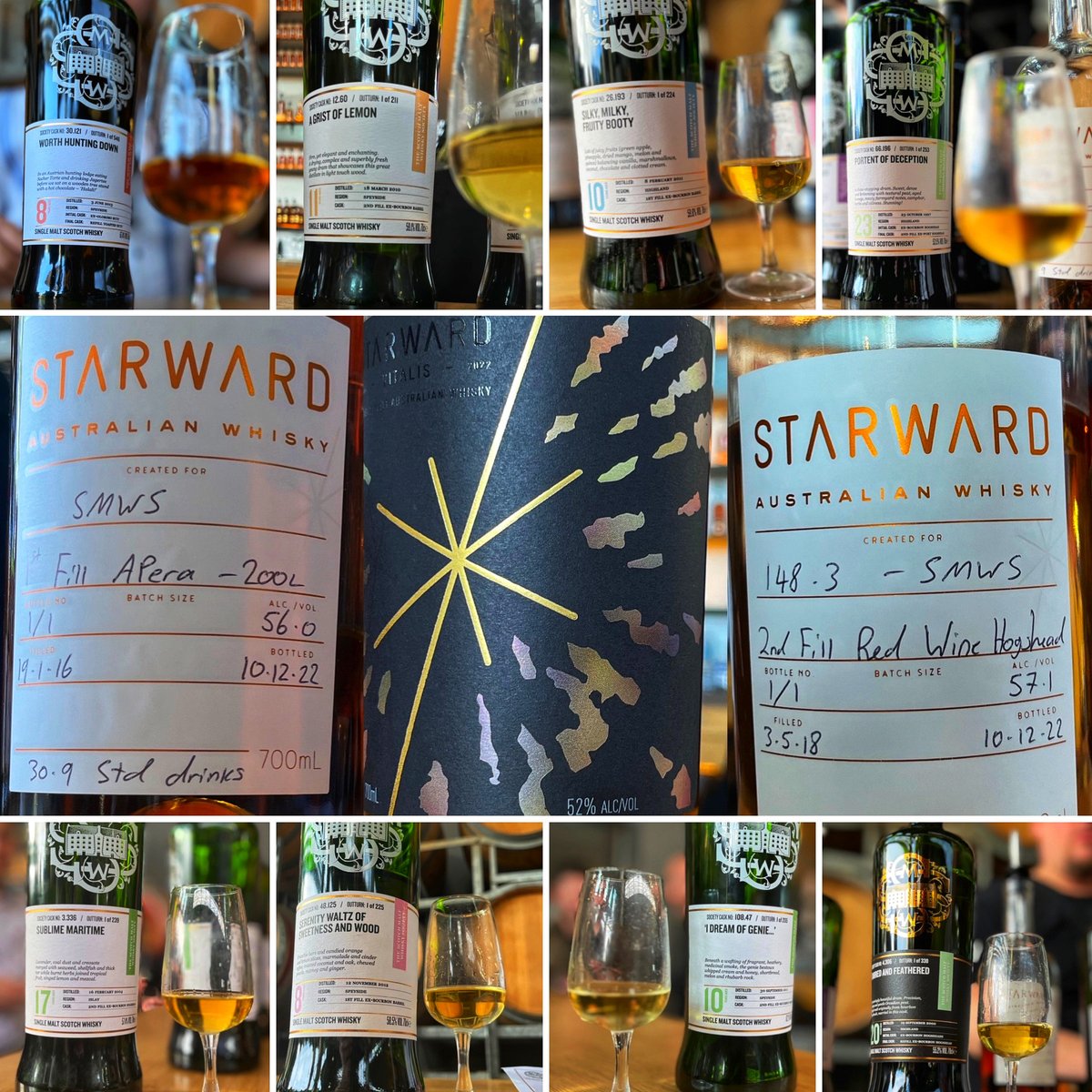WhiskyIsMyJam's tweet photo. Onwards &amp; Upwards: A Melbourne Christmas Tale with SMWS x Starward @SMWS_Australia @StarwardWhisky #Whisky #WhiskyTasting #SMWS #ScotchMaltWhiskySociety #WhiskyIsMyJam #WIMJ #NaturalCaskStrength #MelbourneAustralia https://t.co/8zeF9IKa6d