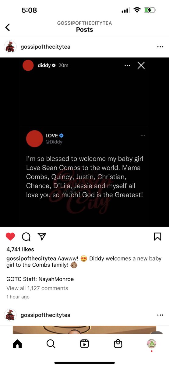 LisaCampbell102's tweet photo. Soooo Puffy aka Love just had a baby girl 👀 I thought A Basica said she had him on Locked 🔒🤞 but you cheering from the sidelines 😭😭😭🤭 Welcome Baby #LoveSeanCombs 👧🏽 💗💖💗 #CongratsPuffy https://t.co/0fBlPhIcAe