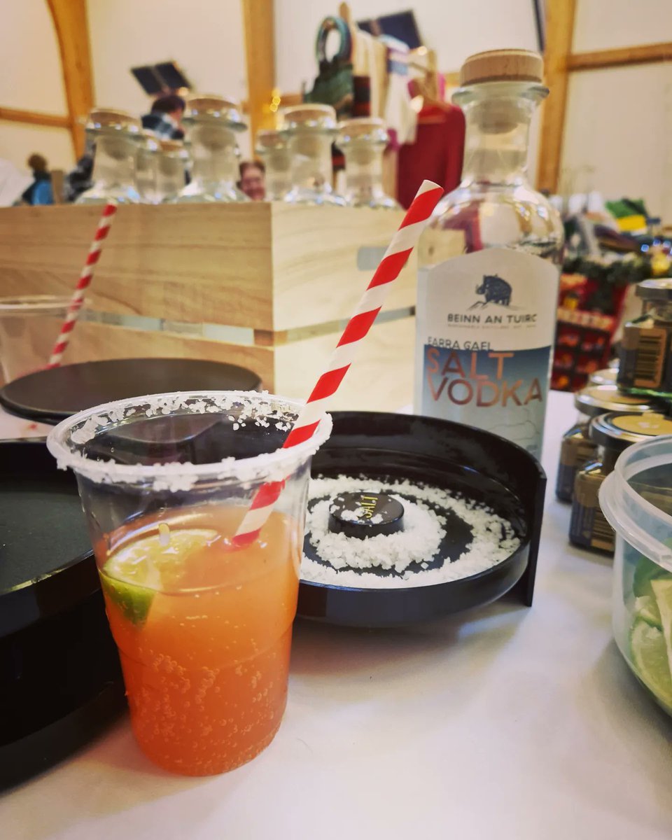 Salty Sea dog cocktails today 🙌 absolutely delicious with @kintyredistil vodka containing <a href="/LtdOrsay/">Orsay Sea Salt ltd</a>