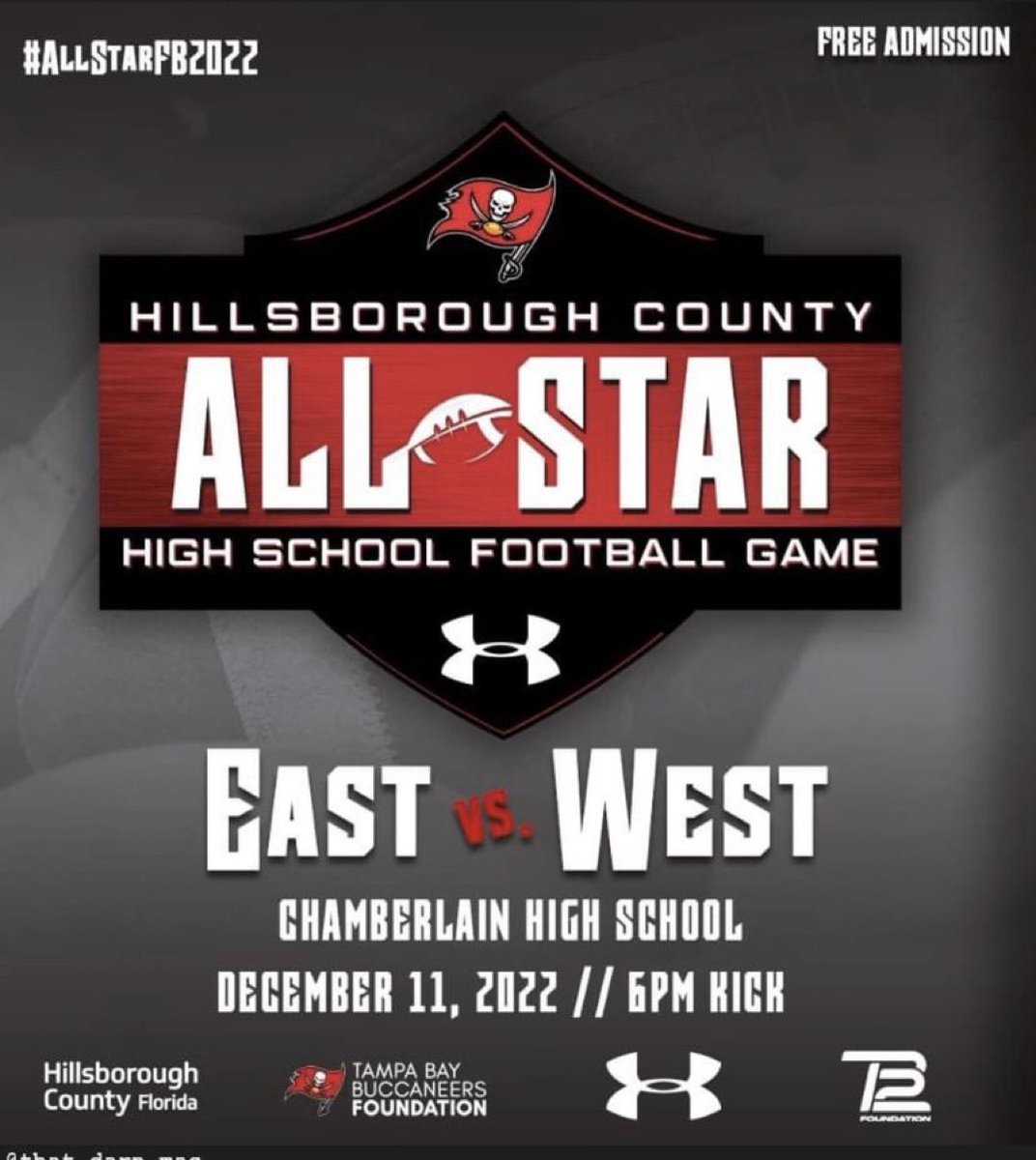 HHSFootball7's tweet photo. Come out and watch our 6 players who were selected for the Hillsborough County Senior Allstar game tomorrow. Do great fellas! @cyar_debose @EzekielMills7 @shaunakjoshi_12 @Ekyriw8 @THickman2004 @IsaiahIsidore https://t.co/aSkz6pedbd