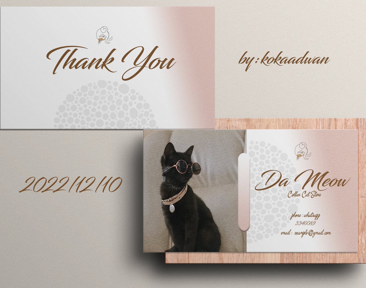 kokaadwan's tweet photo. تصميم اليوم
#black_cat #black #everything_imaginable
#store #collar #cat_collar #pink #card #thankyou #cute #soft #designer https://t.co/nrgVIm0McQ