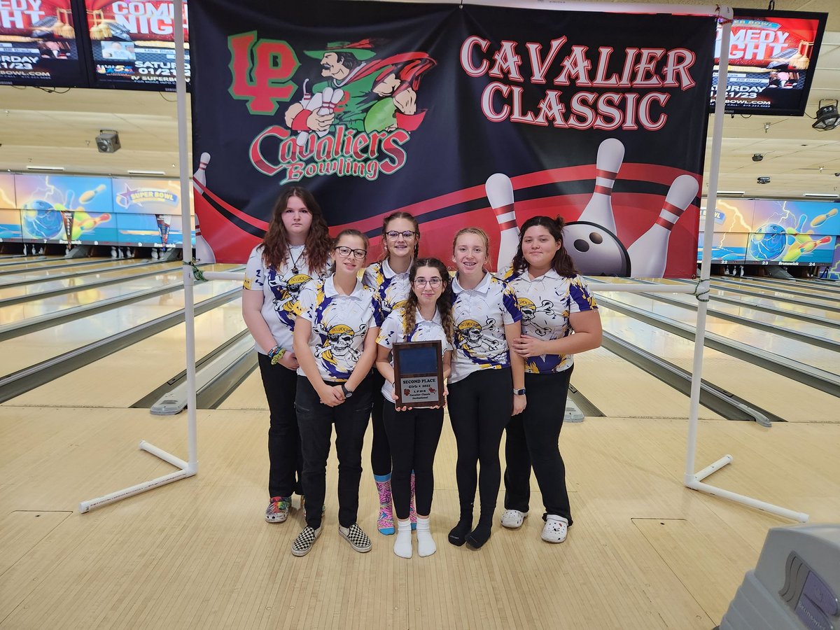 ladybucsbowling's tweet photo. Lady Bucs are bringing some hardware home for the first time in 5 years. We took 2nd place at the Cavalier Classic by 1 pin. #EveryPinCounts @BHSBUCletics https://t.co/b2uR8aE9GC